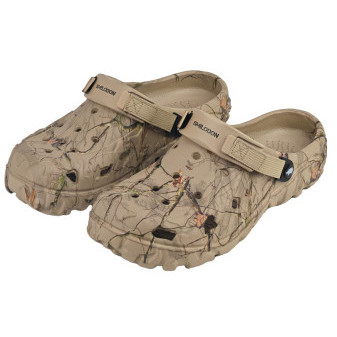 Nazouváky gumové SMILODON, béžová lesní kamufláž, 44