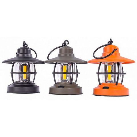 Svítilna Lampa Camping NX1069, 200 lm, 3xAAA, RETRO edice, MIX barev