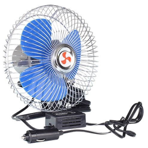 Ventilátor 24V kovový 6.5" s klipsem