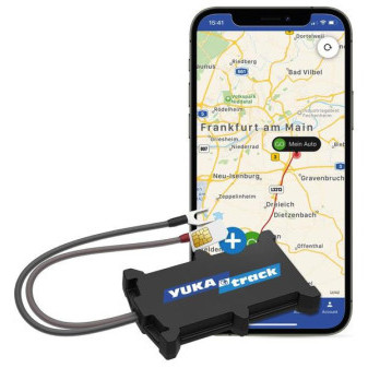 GPS tracker YUKAtrack easyWire, vč. SIM karty, 2G