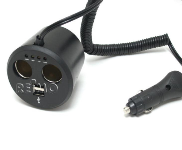 12V rozvod2zástrčka2USB kelímek