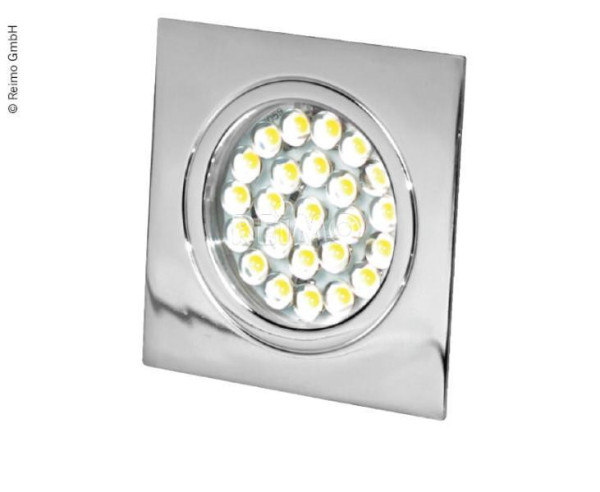 LED zapuštěné bodové čtvercové 1,6W