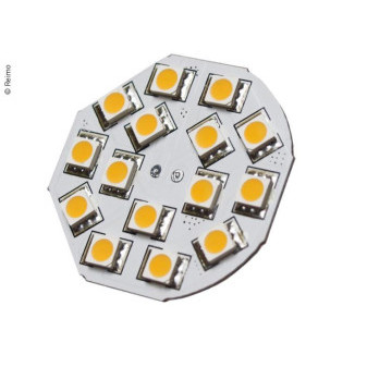 LED zárovka G4, 3W, 200 lumenů, 15x teplá bílá SMD