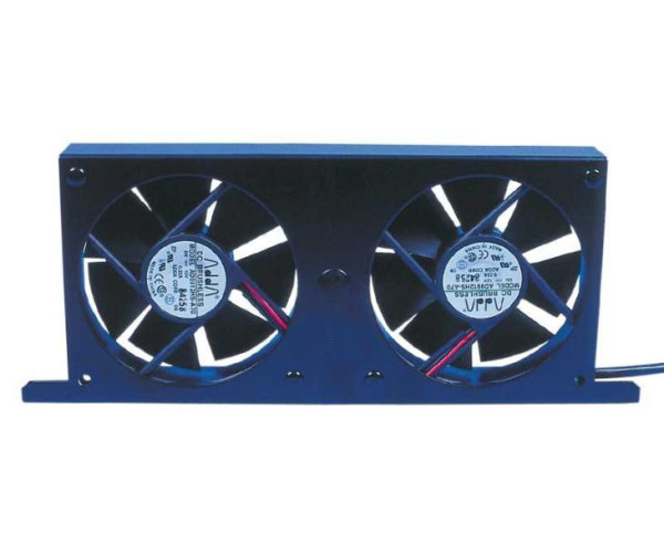 Dvojitý ventilátor CBE MCV/2 pro chladničky, LED ovládací panel, černý