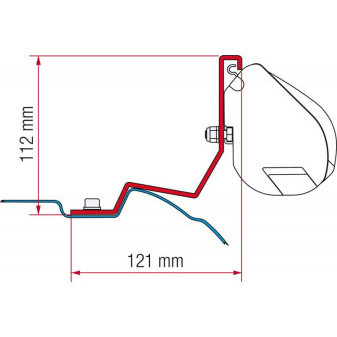 Adaptér Fiamma F35 pro Mercedes V-Class od 2014