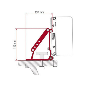 Adaptér FIAMMA F35/F45/Compass pro stavebnici