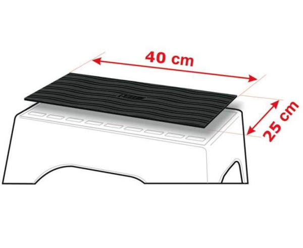 Protiskluzová rohožka schodu FIAMMA Step (400x250 mm)