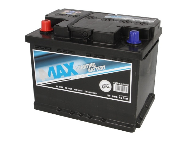 Autobaterie 4MAX 12V/60Ah 510A Levá 242*175*190