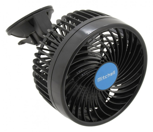 Ventilátor Mitchell 150mm, 12V na přísavku