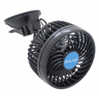 Ventilátor Mitchell 115mm, 12V na přísavku