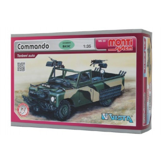 Model skládačka Land Rover Comando