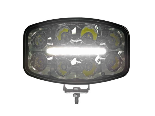 Svítilna pracovní LED - přídavný světlomet - 245x140mm, 12-48V, 8 CREE LED, 80W, 5900Lm