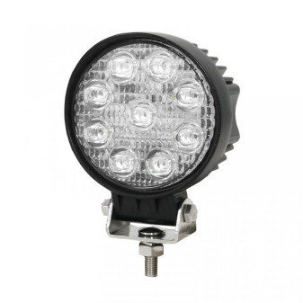 Svítilna pracovní LED - průměr 90mm, 10-32V, 9 ETI LED, 27W, 1600Lm, R10