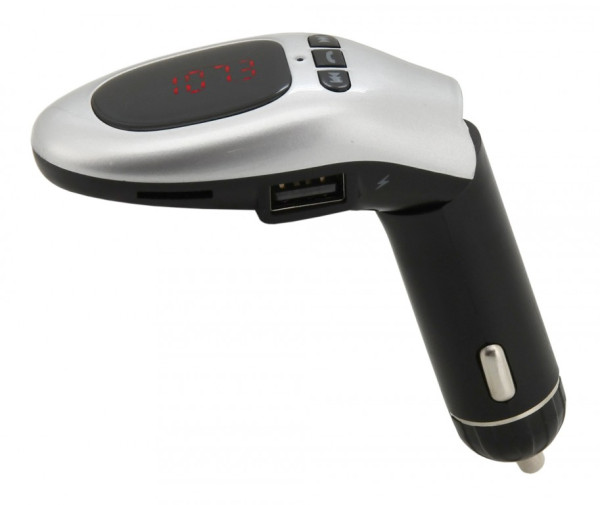 Hands free FM transmitter MULTI - nabíječka, handsfree sada a hudební přehrávač 12/24V