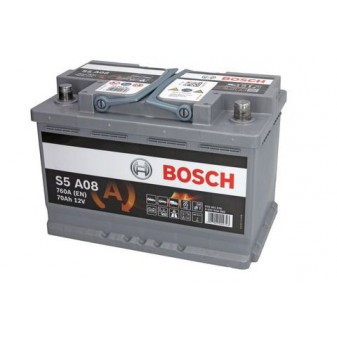 Autobaterie 12V 70Ah 760A BOSCH AGM