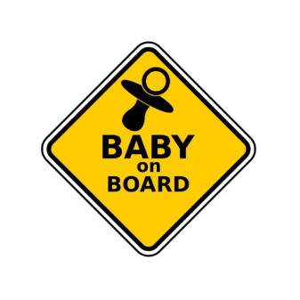 Magnet "dítě v autě" baby on board