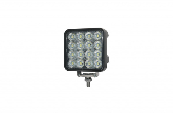 Svítilna pracovní LED 105x105mm, 10-32V, 64x1W OSRAM LED, 4105 Lm, R10