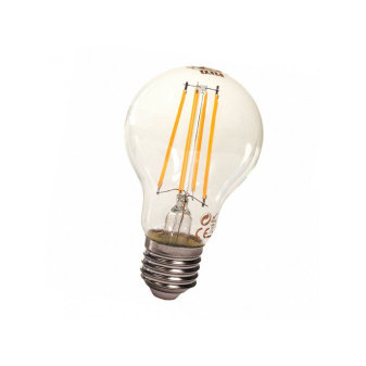 Žárovka TESLA bytová LED FILAMENT RETRO BULB, E27, 8W, 230V, 1055lm,15 000h, 2700K teplá bílá, 360st,čirá