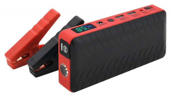 Powerbanka s funkcí JUMP STARTER 10.000mAh, 600A, 230V/12V, 2xUSB, LED svítilna