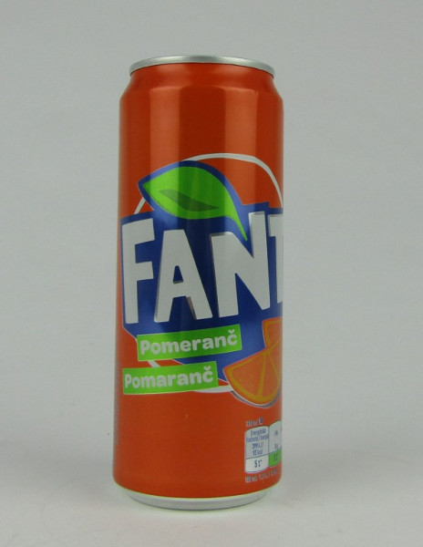 Fanta orange plech 330ml