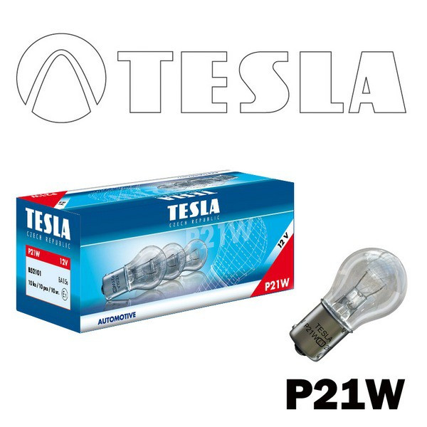 Žárovka 12V P21W BA15s TESLA