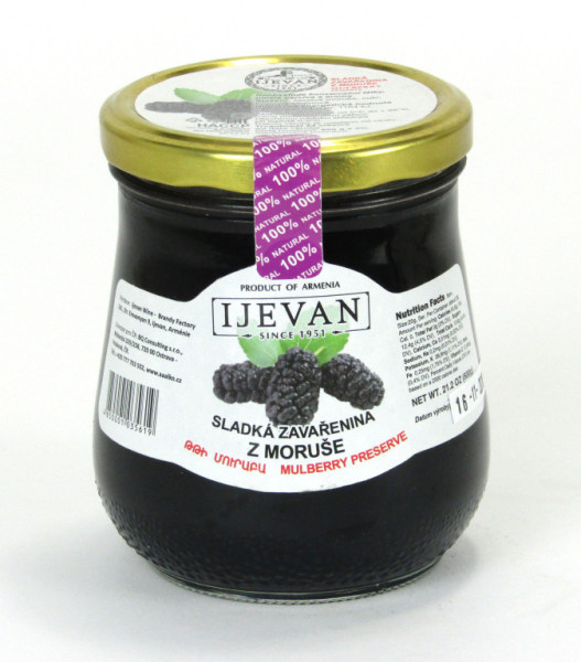 Moruše - sladká zavařenina - ijevan wine - 600g