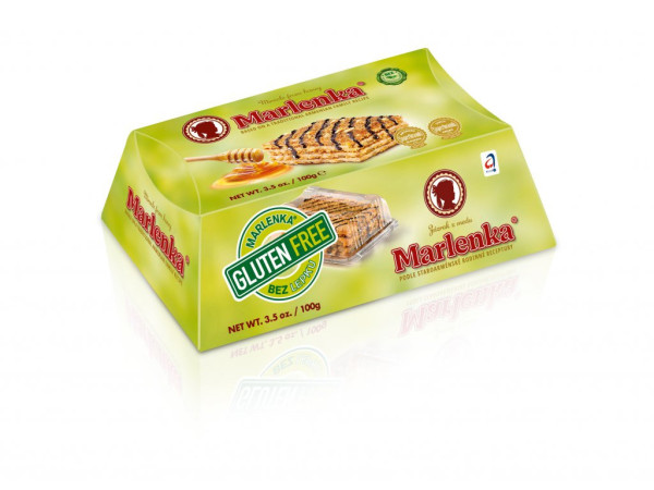 Dortík medový bezlepkový Marlenka - 100g