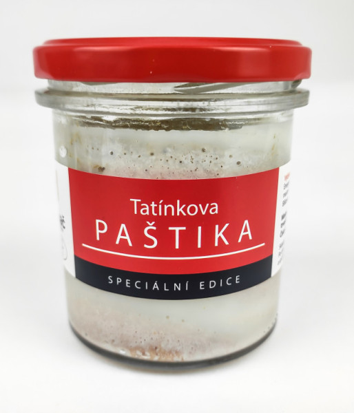 Tatínkova paštika 250g - sterilovaný masný výrobek Machač