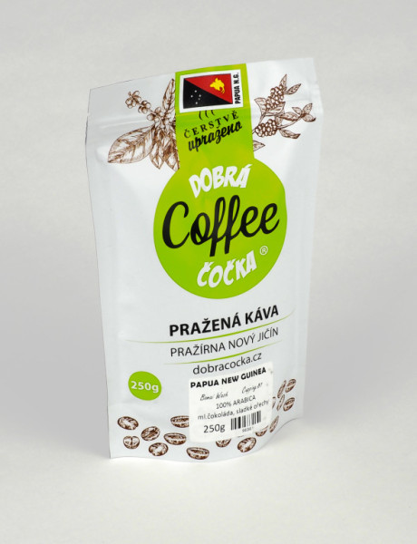 Káva - PAPUA NEW GUINEA - Bomai Washed - pražírna Dobrá Čočka - 250g