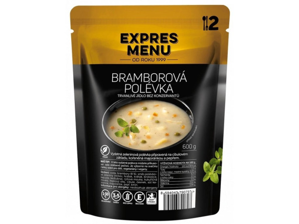 Expres Menu Bramborová polévka - 2 porce - 600g