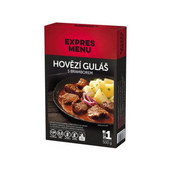 Expres Menu Hovězí guláš s bramborem - 1 porce - 500g