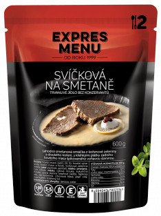 Expres Menu Svíčková na smetaně - 2 porce - 600g