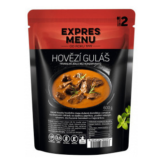 Expres Menu Hovězí guláš - 2 porce - 600g