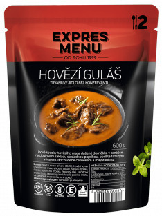 Expres Menu Hovězí guláš - 2 porce - 600g