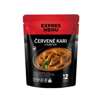 Expres Menu Červené kari s kuřetem - 2 porce - 600g