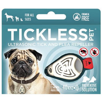 Odpuzovač ultrazvukový na klíšťata klíšťat TickLess Pet - pro zvířata - Béžový