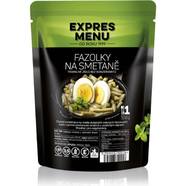 Expres Menu Fazolky na smetaně - 1 porce - 300g