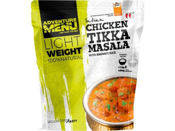 Adventure Menu Kuře Tikka Masala s rýží basmati - sušené - 115/400g.