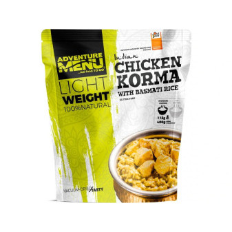 Adventure Menu Kuře Korma s rýží basmati - sušené - 115g/400g